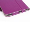 Crazy Horse Grain PU Folding Stand Holder Case For SAMSUNG T110 - Black