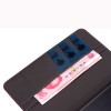 Crazy Horse Design Folding Stand Case For Samsung Galaxy Tab4 T330 - Rose Red