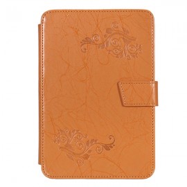 PU Leather Case Folding Stand Printing Cover for 7.9 Inch Mi Pad 3 - Black