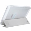 Folio PU Leather Case Folding Stand Cover For HUAWEI S8-701u - White