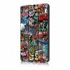 Tri-Fold Pringting Tablet Case Cover for New F ire HD 7 2019-Doodle