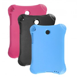 Square EVA Portable Protective shell for 8 Inch Samsung Tab A T350 - Rose Red