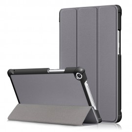 Tri Fold Case Cover For 8 Inch Huawei Honor 5 Tablet - Grey