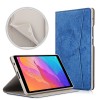 Tri-Fold TPU Leather Folding Stand Case Cover for 8 Inch Huawei MatePad T8 Tablet - Grey