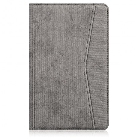 Tri-Fold TPU Leather Folding Stand Case Cover for 8 Inch Huawei MatePad T8 Tablet - Grey