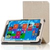 Tri-fold Folio PU Leather Case Stand Cover For CHIWU VI8  - Black