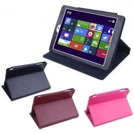 Folio PU Leather Case Folding Stand Cover For Onda V975W V989   - Rose