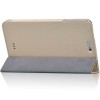 Tri-fold Folio PU Leather Case Stand Cover For Onda v820w     - Black