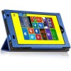 Folding Stand PU Leather Case Cover For Vido W8c Tablet - Black