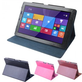 Folio PU Leather Case Folding Stand Cover For PIPO W6 - Black