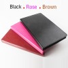 Folding Stand PU Leather Case Cover For Kingsing W8 Tablet - Black