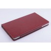 Folding Stand PU Leather Case Cover For Kingsing W8 Tablet - Black