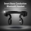 Smart Wireless Bone Conduction bluetooth Headset Headphones - White