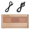 bluetooth Speaker Wireless AUX Stereo Music HiFi Loudspeakers Sound For Tablet Cellphone - Black