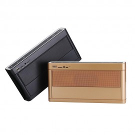 bluetooth Speaker Wireless AUX Stereo Music HiFi Loudspeakers Sound For Tablet Cellphone - Black