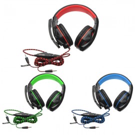 OVANN X2 3.5mm Stereo Headset with Microphone Volume Control for PC GAMING - Black &amp; Green