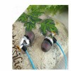 BIDENUO G680 Metal Wire Headset 3.5mm In-ear Earphone for Tablet Phone - Blue