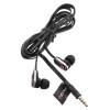 BIDENUO G780 Wire Headset 3.5mm In-ear Headphone with Microphone for Cell Phone Tablet - Black