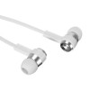GORSUN GS-C6 ABS 3.5mm In-ear Headphone with Microphone for Tablet Cell Phone - White