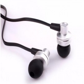 MHD IP640 Universal In-ear Headphone with Microphone for Tablet Cell Phone - Silver