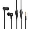 MHD IP810 Universal In-ear Bass Headphone with Microphone for Tablet Cell Phone - Silver