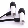 MHD IP820 Universal In-ear Bass Headphone with Microphone for Tablet Cell Phone - Silver