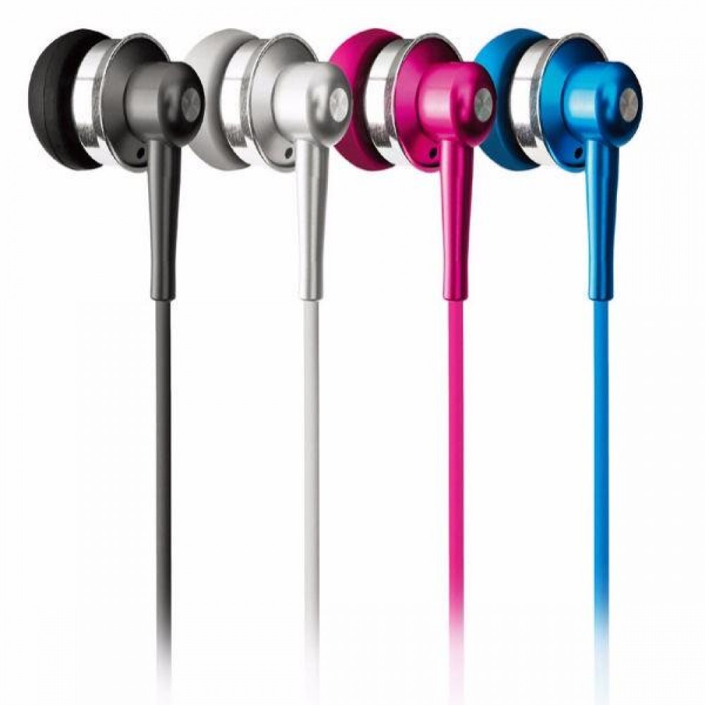 MHD IP670 Universal In-Ear Heavy Bass Headphone With Microphone for Tablet Cell Phone - White