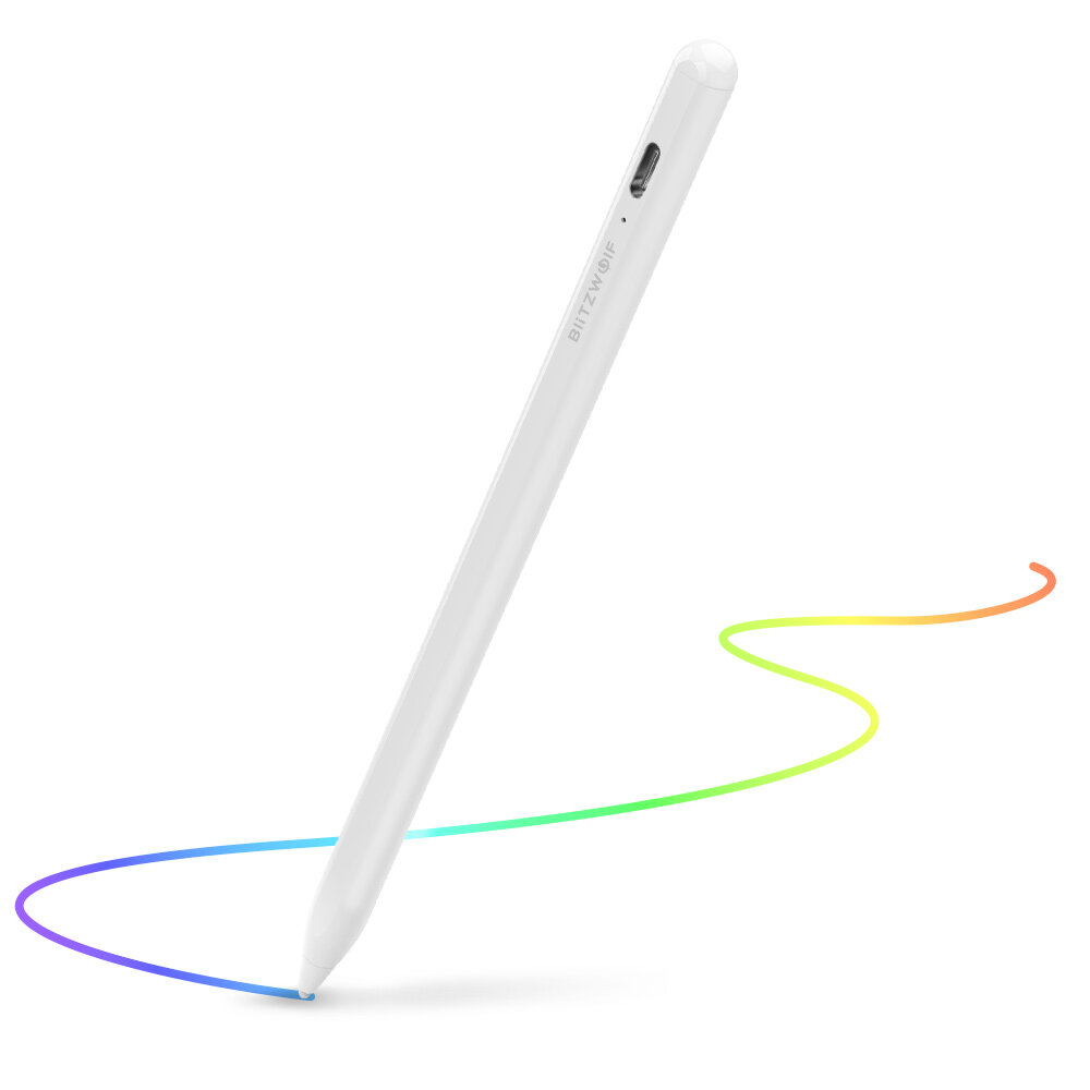 BlitzWolf® BW-SP1 Rechargeable Active Stylus Digital Pen with Palm Rejection for iPad Universal Tablet Smartphone Capacitive Scr